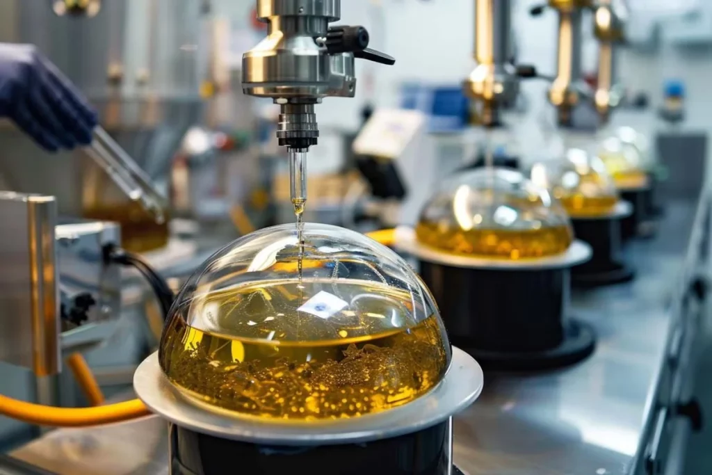 Extraction de CBD en laboratoire avec équipement scientifique à Genève Suisse