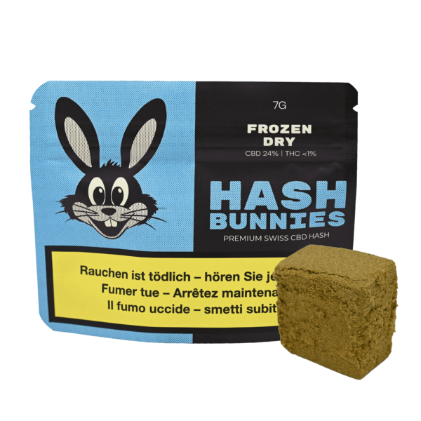 2gr Frozen Dry Hash 24%CBD – Hash Bunnies