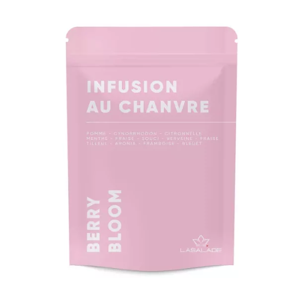 Infusion au chanvre Berry Bloom – paquet de tisane aux fruits rouges et fleurs