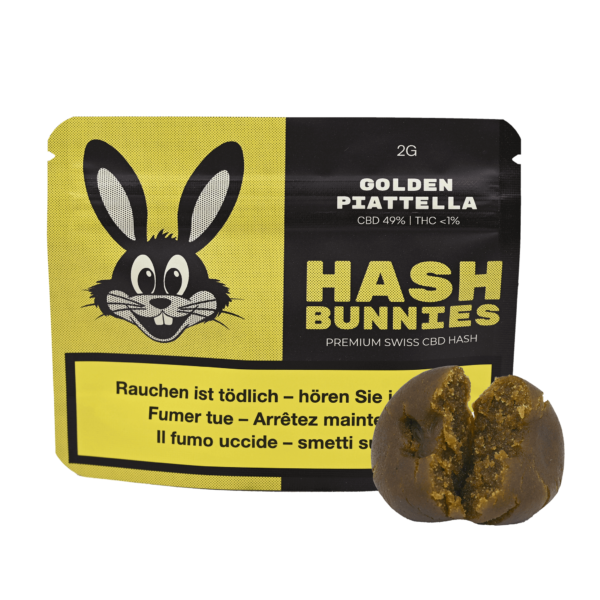 2gr Golden Piattella 49%CBD – Hash Bunnies